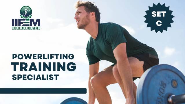 certificate exam powerlifting training specialist set c
