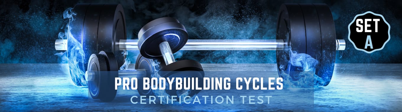 certificate exam pro bodybuilding cycles