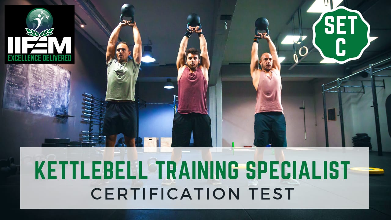 certificate exam kettlebell training specialist set c