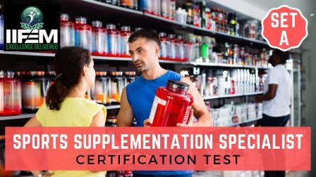 certificate exam sports supplements specialist