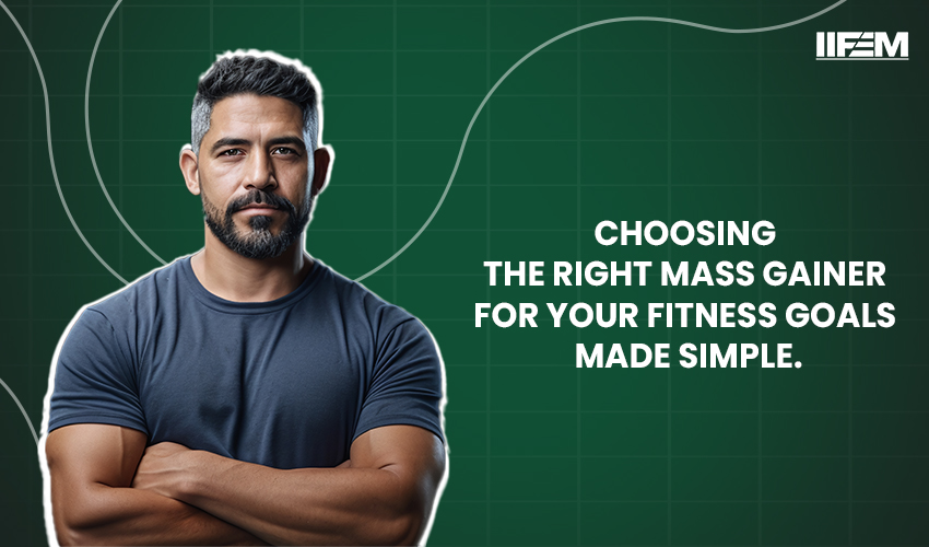 man with mass gainer growth