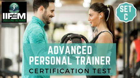 certificate exam advanced personal trainer set c