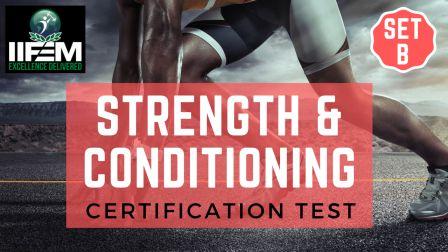 certificate exam strength and conditioning set b